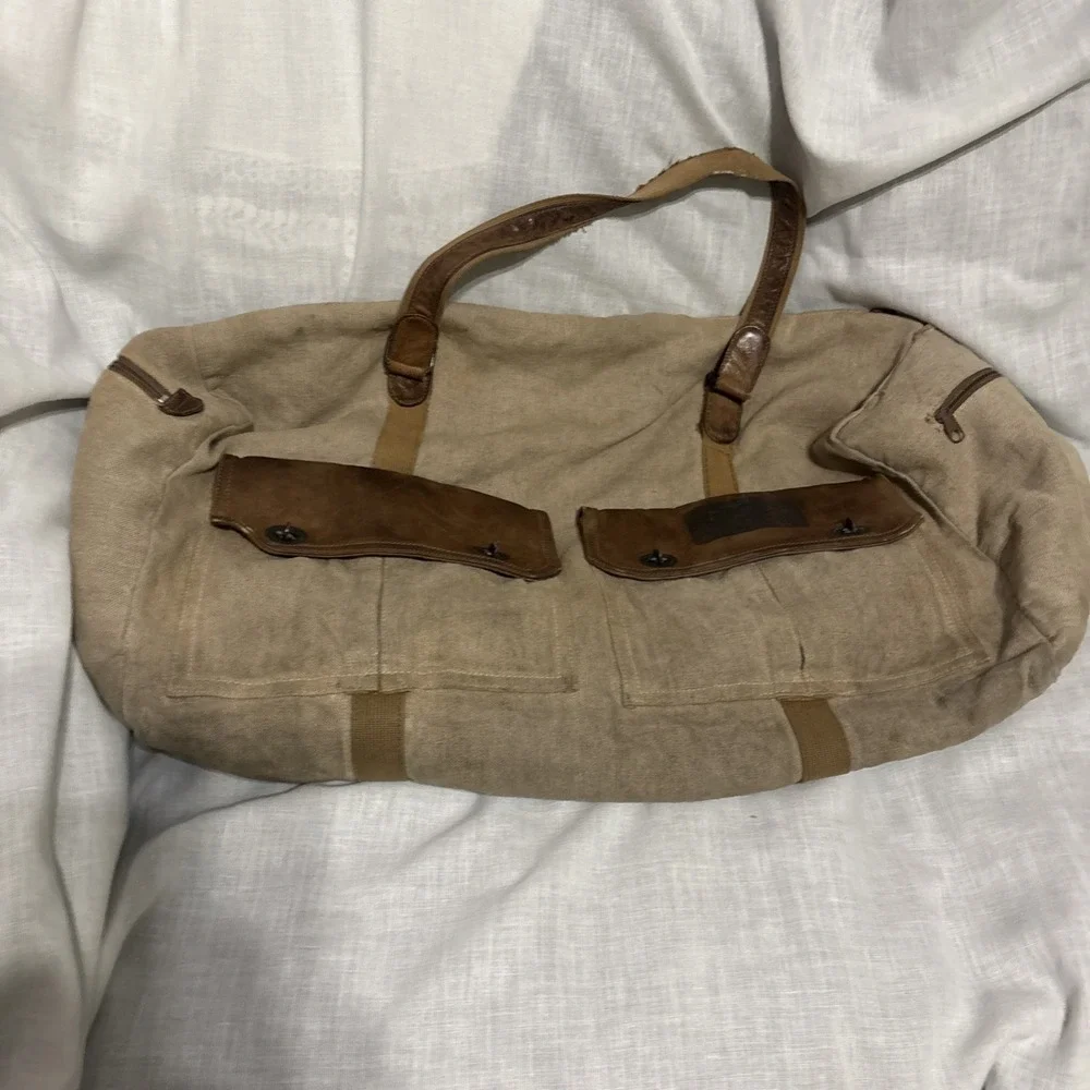 Rare Vintage Banana Republic Duffel Bag 